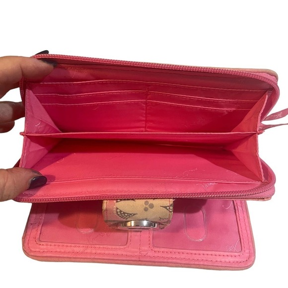 Vera Bradley Turnlock Wallet in Blush Pink - Picture 6 of 11